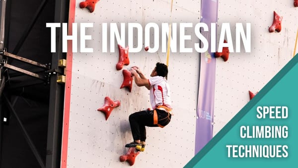 Speed Climbing Techniques: The Indonesian